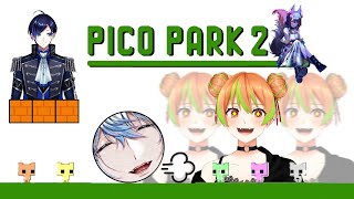 - 【 PICO PARK 2 】初コラボでも息ピッタリなあたしたちを見なさい!!!【 #白噛ましゅー with / 瀬戸ぽんず&燈桜メリア&歌踊マガル 】