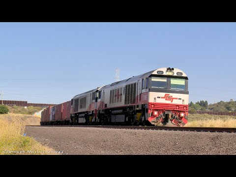 7922V SCT / SBR Dooen Container Train With CSR003 & CSR007 (14/1/2019) - PoathTV Australian Railways