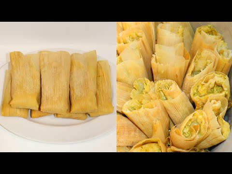 TAMALES VERDES CON HOJAS DE MAIZ LA RECETA MAS COMPLETA QUE VERAN | TAMALES VERDES MEXICANOS