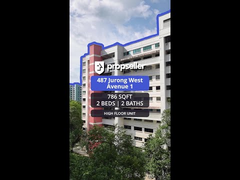 487 Jurong West Avenue 1, 487 Jurong West Avenue 1, 2 Bedrooms, 786 sqft, HDB Flat For Sale, by ADNIX LIU, 500159228 - PropertyGuru.com.sg