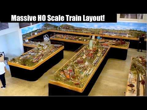 Largest HO Scale $3.4M Model Train Layout in Maine