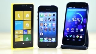 iPhone 5 vs Nexus 4 vs Lumia 920