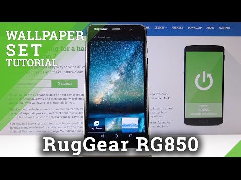 How to Change Wallpaper in RUGGEAR RG850 – Desktop Update
