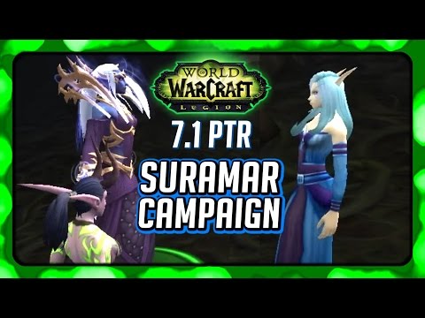 WOW Legion 🌟 Stellagosa is Leying Valtrois' Lines in 7.1 Suramar Campaign
