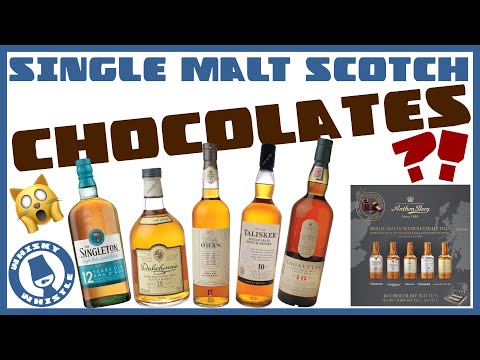 Anton Berg Single Malt Scotch Whisky Chocolate Bottles Review | Whisky Whistle Christmas
