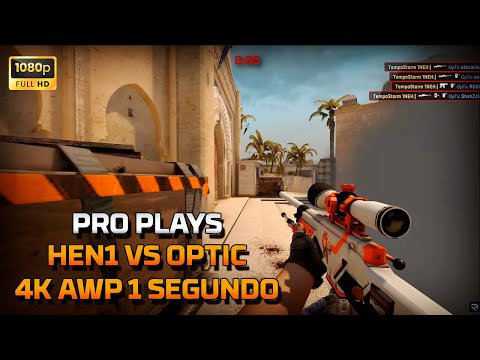 DreamHack Malmö 2016 Qualifier: hen1 vs OpTic / 4K AWP 1SEC LEFT - MIRAGE