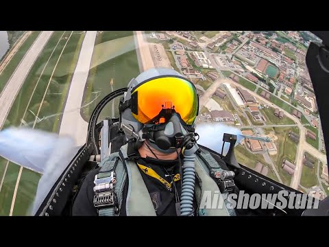 F-16 Cockpit Cam (with Flares!) - PACAF Demo Team