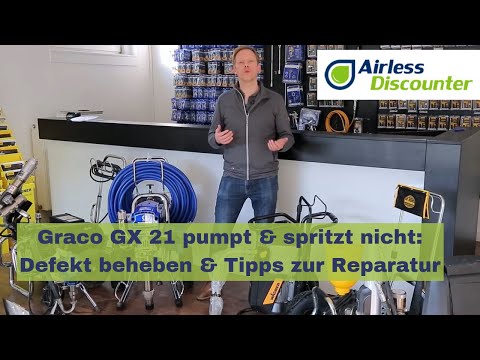 Graco GX 21 does not pump or spray - Troubleshooting & Repair Tips