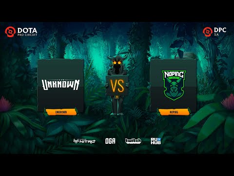 Unknown vs NoPing, Dota Pro Circuit 2021: S1 - SA, bo3, game 1 [Lex & 4ce]