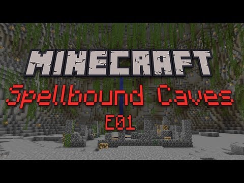 Minecraft Spellbound Caves E01 - Surviving The First Night