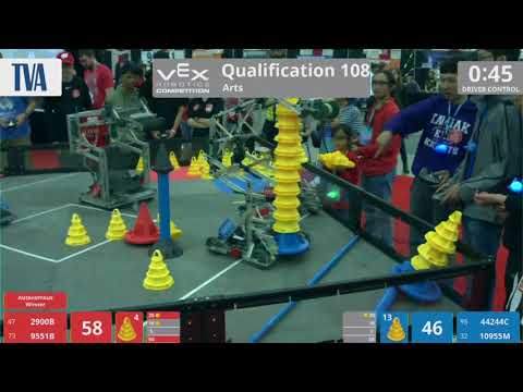 2018 VRC Arts Q108 - 2900B 9551B vs 44244C 10955M - 68 to 75
