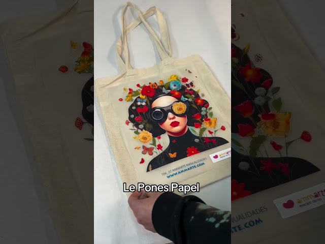 Vídeo relacionado con Anneratteryer Tote Bag de Tela Plegable Personalizada para Mujeres, Amigas y Mamás