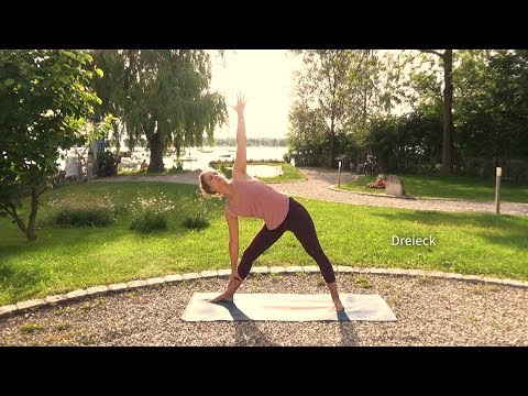 Yogahaltung Utthita Trikonasana, das Dreieck: auf was du in der Pose achten solltest