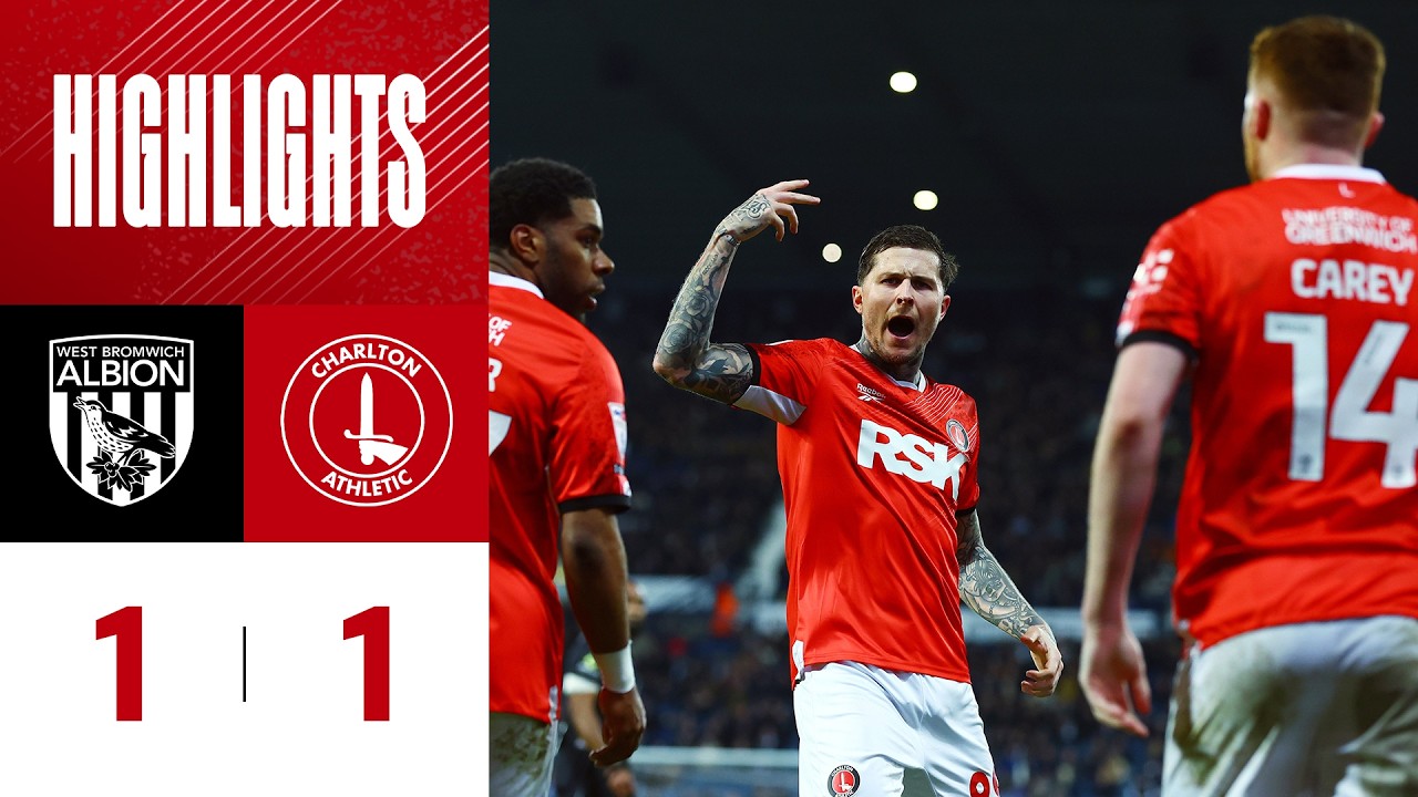 West Bromwich Albion vs Charlton Athletic Highlights