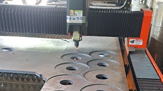 6000W cutting 25 mm . #cypcut #raytools #6000w #12000w