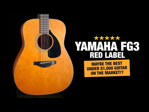 Yamaha Red Label FS3 Acoustic Guitar - Natural Gloss Finish w/Gig Bag image 11
