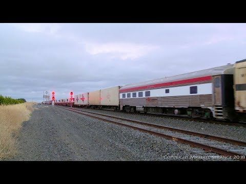 Triple CSR's & Crew Car on SCT MP9 (26/1/2017) - PoathTV Australian Trains & Railways