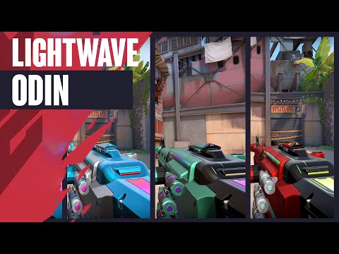 Lightwave Odin Skin Showcase - Valorant Battlepass Skins
