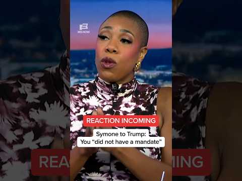REACTION INCOMING: Symone to Trump: You 'did not have a mandate'