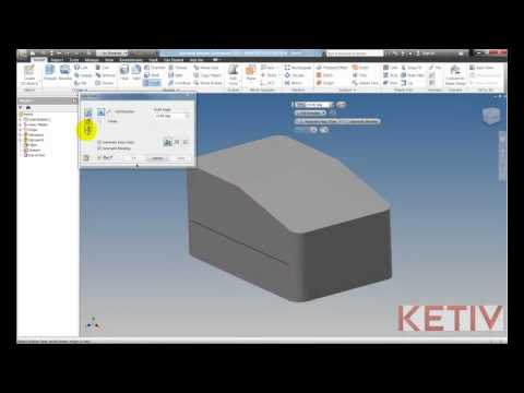 Autodesk Inventor 2012 - What's New in Draft Angles?