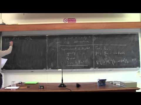 Guido Festuccia, Lecture 1