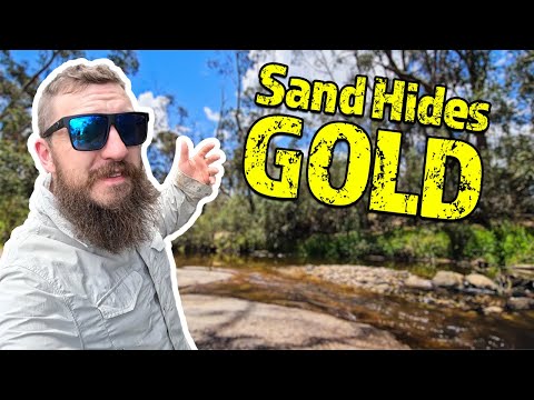 Sluicing Sand for GOLD!