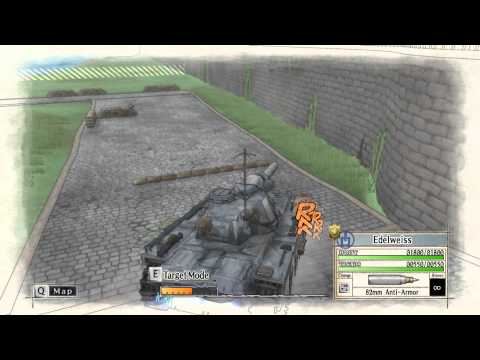 Valkyria Chronicles - The Tank that can't go up a ramp.