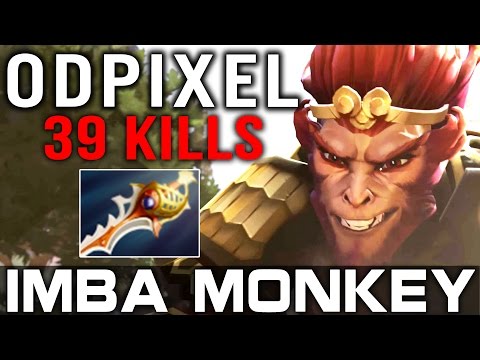 ODPixel Monkey King ft Sheever Omni - 39 Kills with Divine Rapier - IMBA MONKEY - Dota 2 7.00