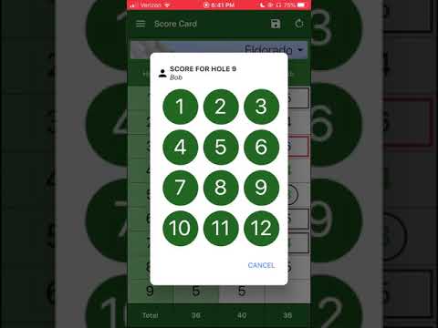 EasyScore Golf Scorecard video thumbnail