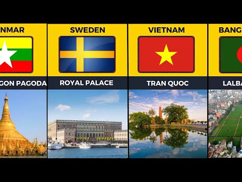 Landmarks from Different Countries | All World Landmarks Destruction | @list_data