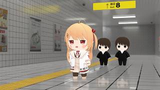 新異変でおじさんを煽る奏の8番出口【音乃瀬奏/ホロライブ切り抜き】【3Dアニメ】