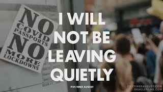 &quot;I Will Not Be Leaving Quietly&quot; by Five Times August (Music &amp; Lyric Video) 2021