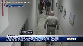 Video shows exchange between Nelson County sheriff and whistleblowers who filed lawsuit