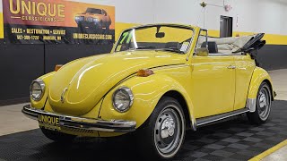 Video Thumbnail for 1971 Volkswagen Beetle Convertible