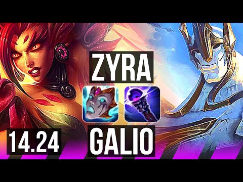 ZYRA & Brand vs GALIO & Vayne (SUP) | 3/4/17 | NA Master | 14.24