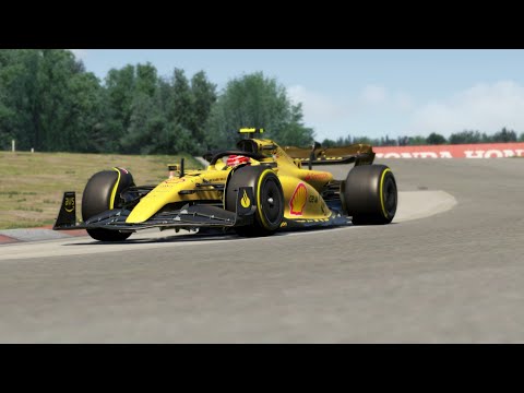 F1-75 Ferarri Giallo Modena at Mid Ohio