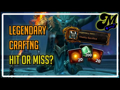 The State of Legendary Crafting in Patch 9.1 | Shadowlands Goldmaking