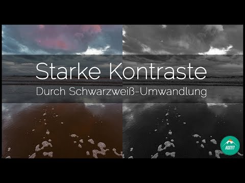 STARKE KONTRASTE DURCH SCHWARZWEISS UMWANDLUNG | Luminanzen verändern in Photoshop | QUICKTIP