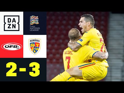 Maxim lupft Rumänien an die Tabellenspitze: Österreich - Rumänien 2:3 | UEFA Nations League | DAZN