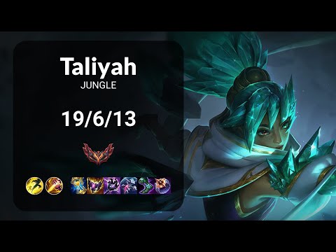 Taliyah vs Graves JUNGLE - KR GRANDMASTER Patch 14.22