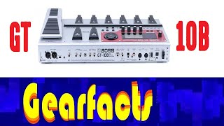 Video thumbnail for Boss GT-10B Bass multi effects pedal - played on BASS  8^O by Gearfacts