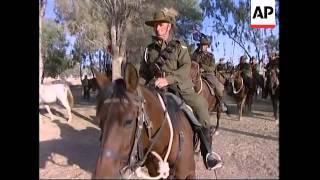 Press TV Reenactment of 1917 Australian cavalry charge