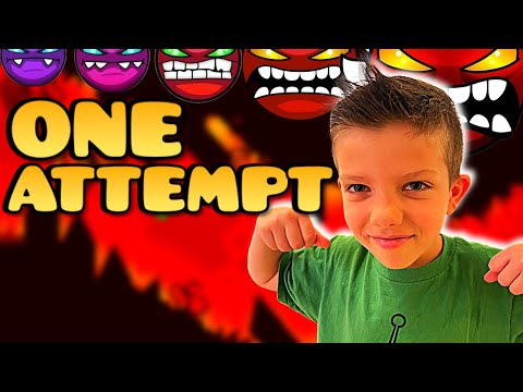 ONE ATTEMPT on Every Demon I've Beaten in Geometry Dash