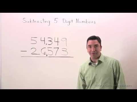 Subtraction: 5 Digit Numbers (with Regrouping) / My Growing Brain