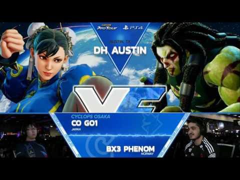 SFV: CO GO1 vs BX3 Phenom - Dreamhack Austin 2017 - CPT2017