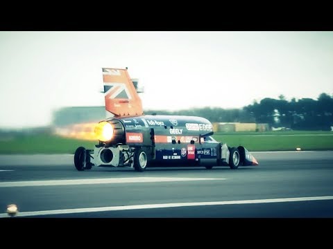 BLOODHOUND SSC Reaches 210 mph in First Public Run