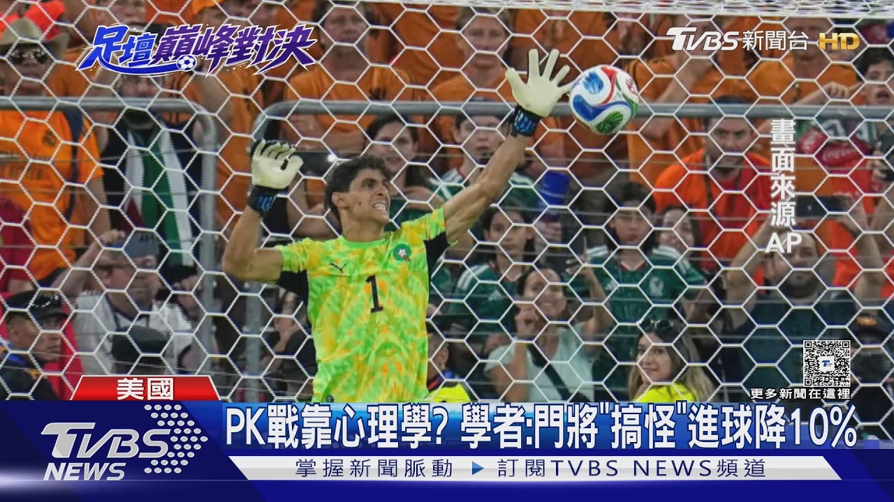 影音／世足PK大戰藏「心理學密碼」　門將1招降10%進球率