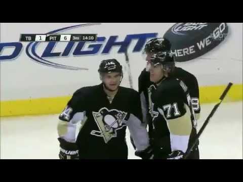 Evgeni Malkin Hat Trick Against Tampa Bay 2/25/12
