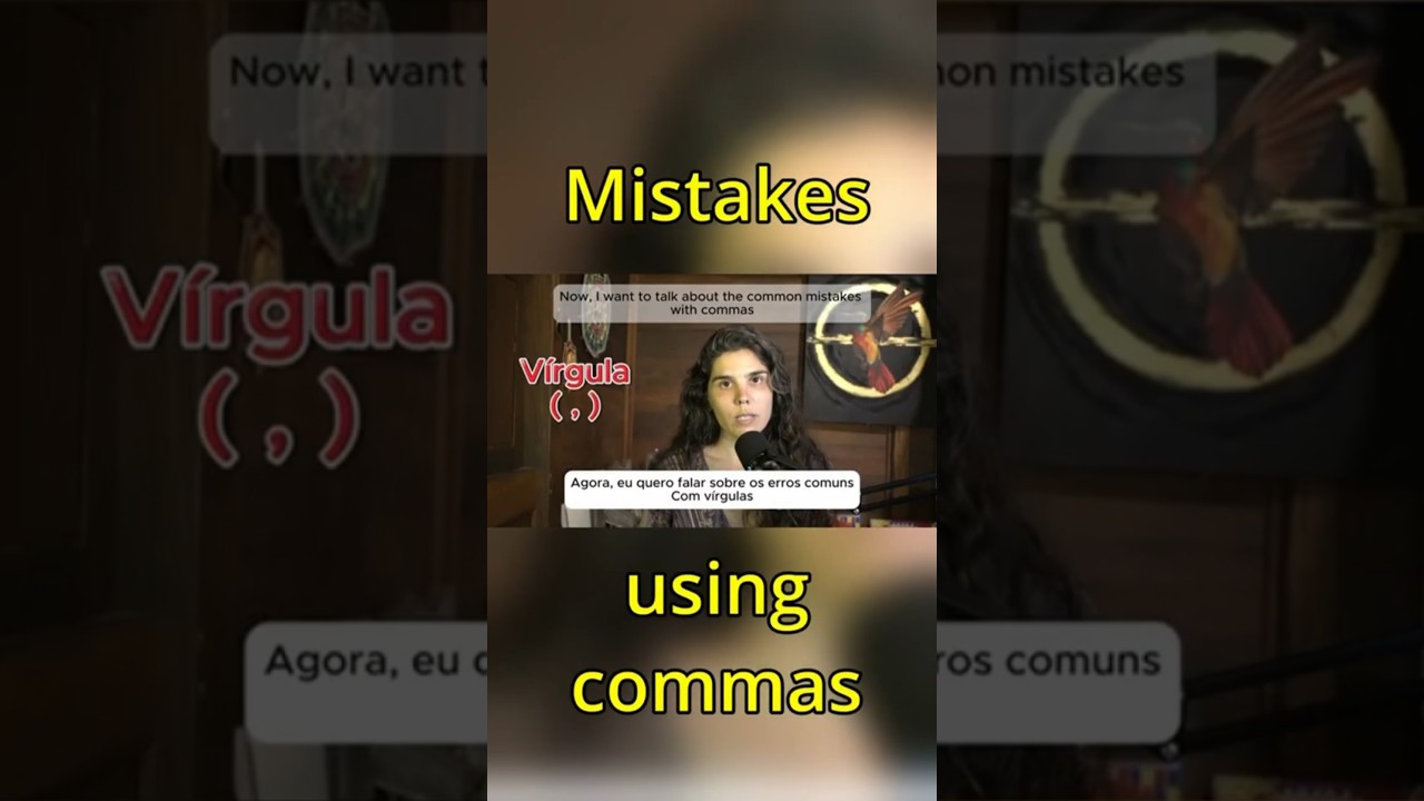 Common mistakes with Vírgulas in Portuguese 🇵🇹