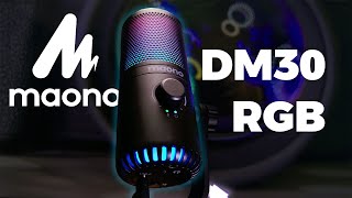 Video thumbnail for Maono DM30 RGB Microphone Review by LDT Ebikes